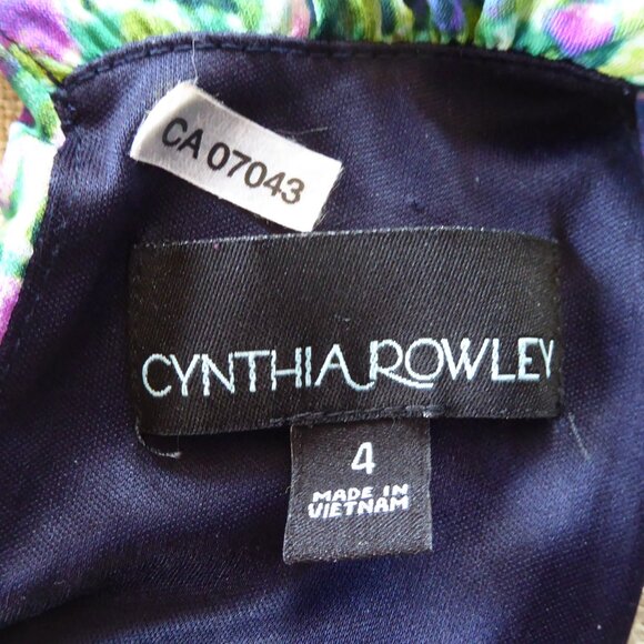 Cynthia Rowley  Size 4 Floral Maxi Dress - Picture 5 of 5